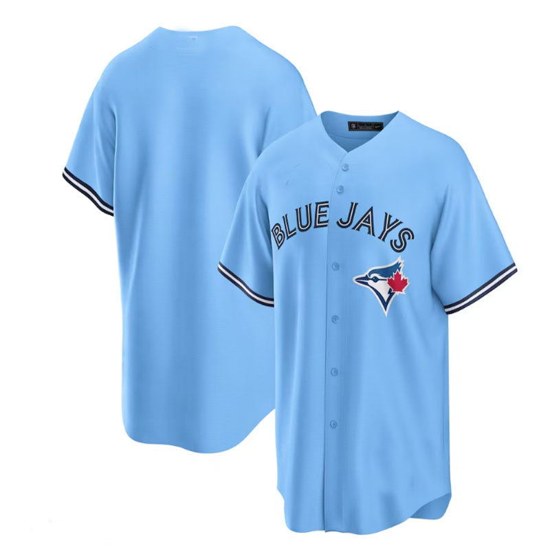 Custom Powder Blue TOR Baseball Shirt Top