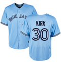 Custom #30 Light Blue TOR Baseball Shirt Top