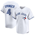 Custom #4 White TOR Baseball Shirt Top