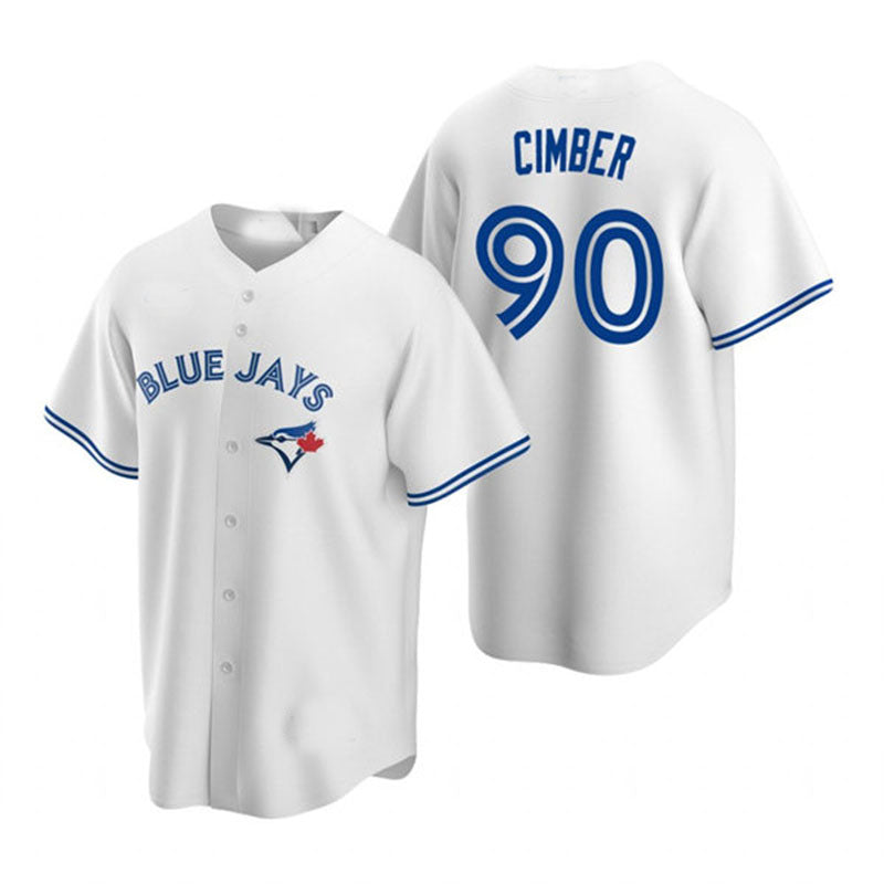 Custom #90 White TOR Baseball Shirt Top