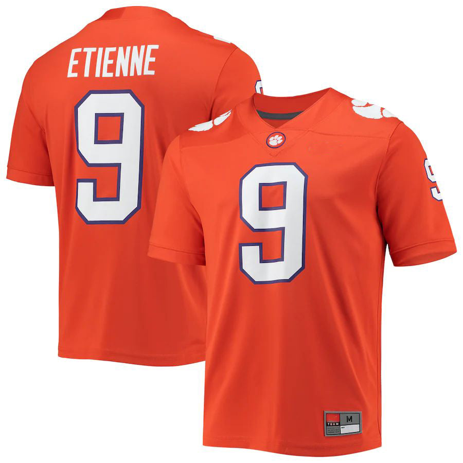 Custom #9 Orange 2021 College Shirt Top