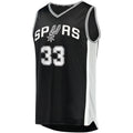 Custom #33 Black 2021 SAS Basketball Shirt Top