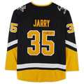 Custom #35 Black PIT Hockey Shirt Top