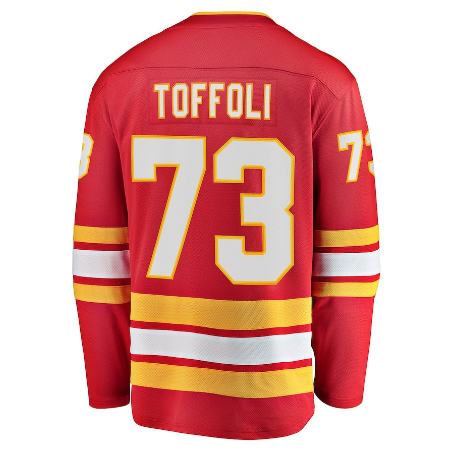 Custom #73 Red CGY Hockey Shirt Top