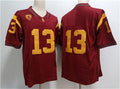 Custom #13 Red College Shirt Top