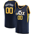 Custom Navy UTA Basketball Shirt Top