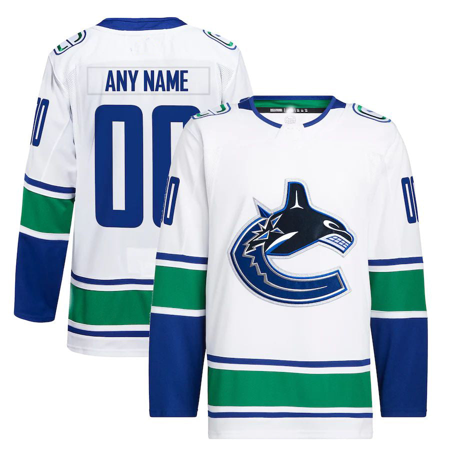 Custom White VAN Hockey Shirt Top