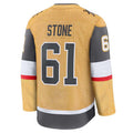 Custom #61 Gold VGK Hockey Shirt Top