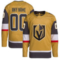Custom Gold VGK Hockey Shirt Top