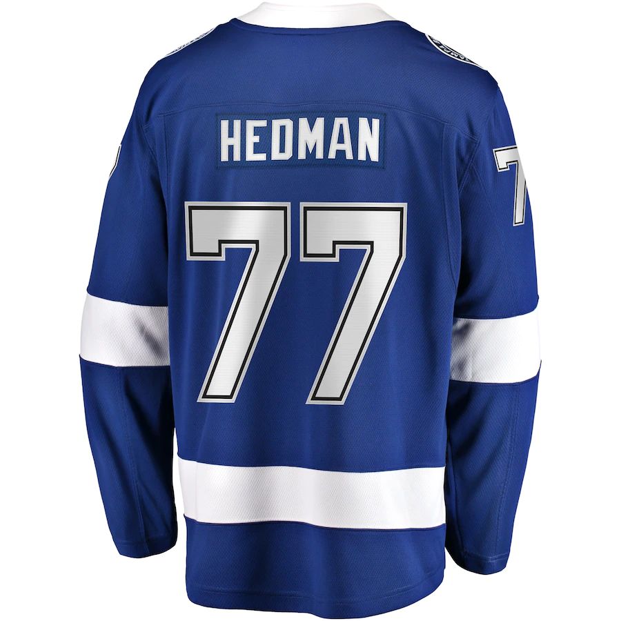 Custom #77 Blue TBL Hockey Shirt Top