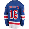 Custom #16 Blue Hockey Shirt Top