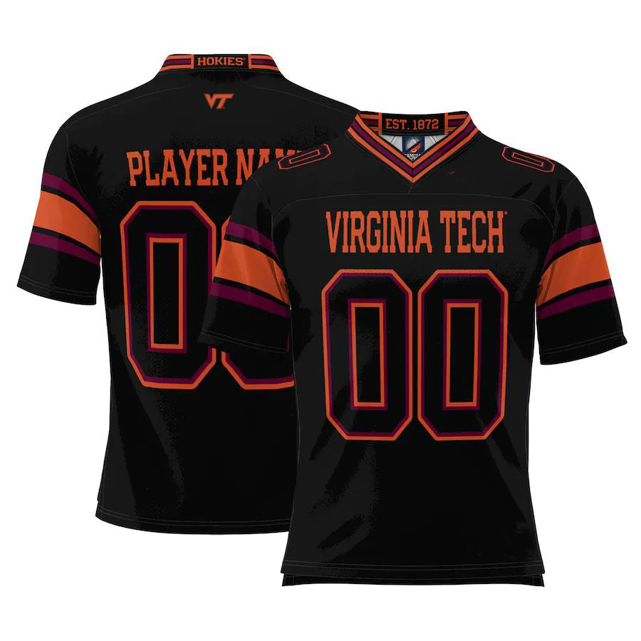 Custom Black Football Shirt Top