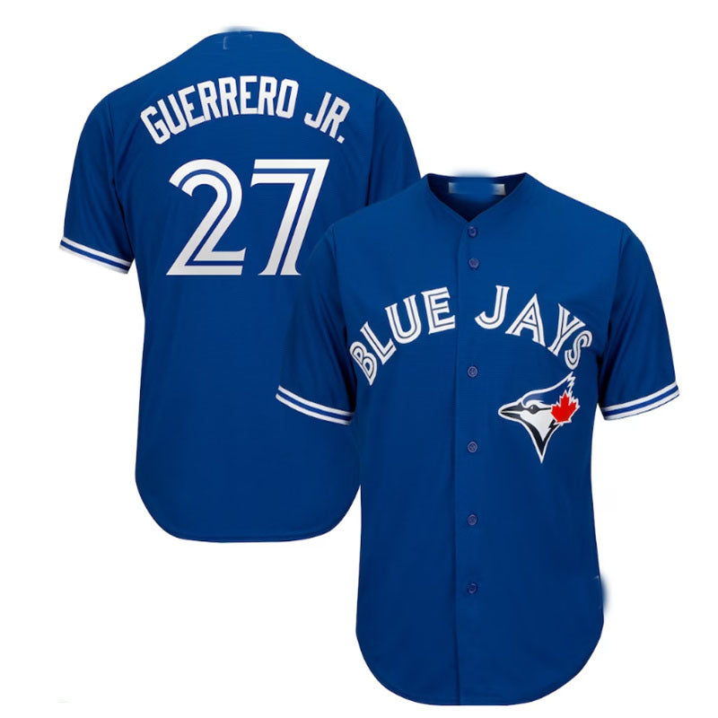 Custom #27 Blue TOR Baseball Shirt Top