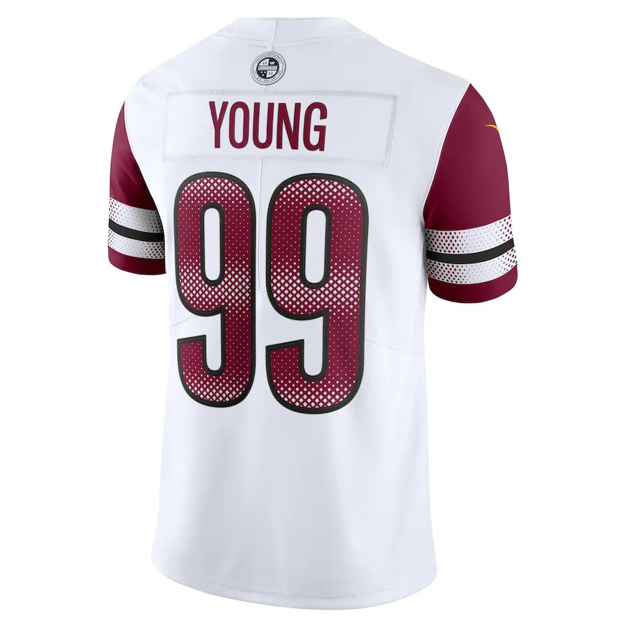 Custom #99 White WAS Football Shirt Top
