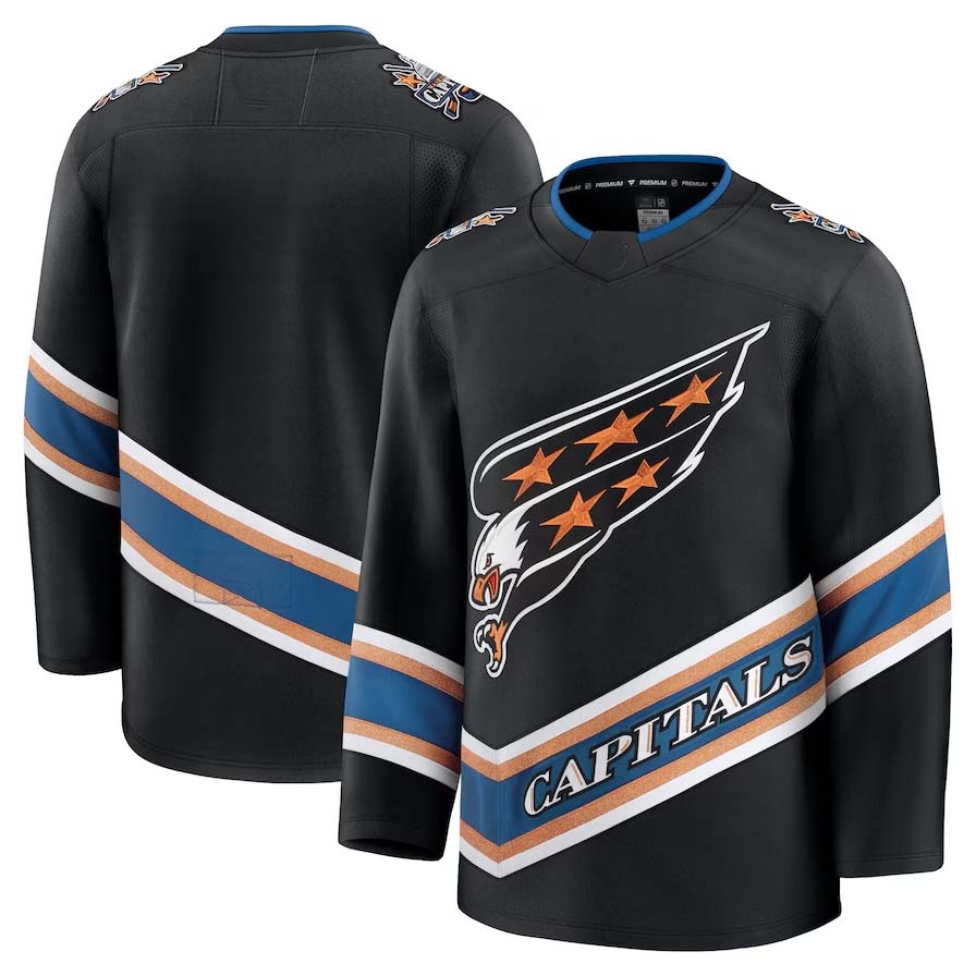Custom Black WSH Hockey Shirt Top