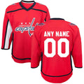 Custom Red WSH Hockey Shirt Top