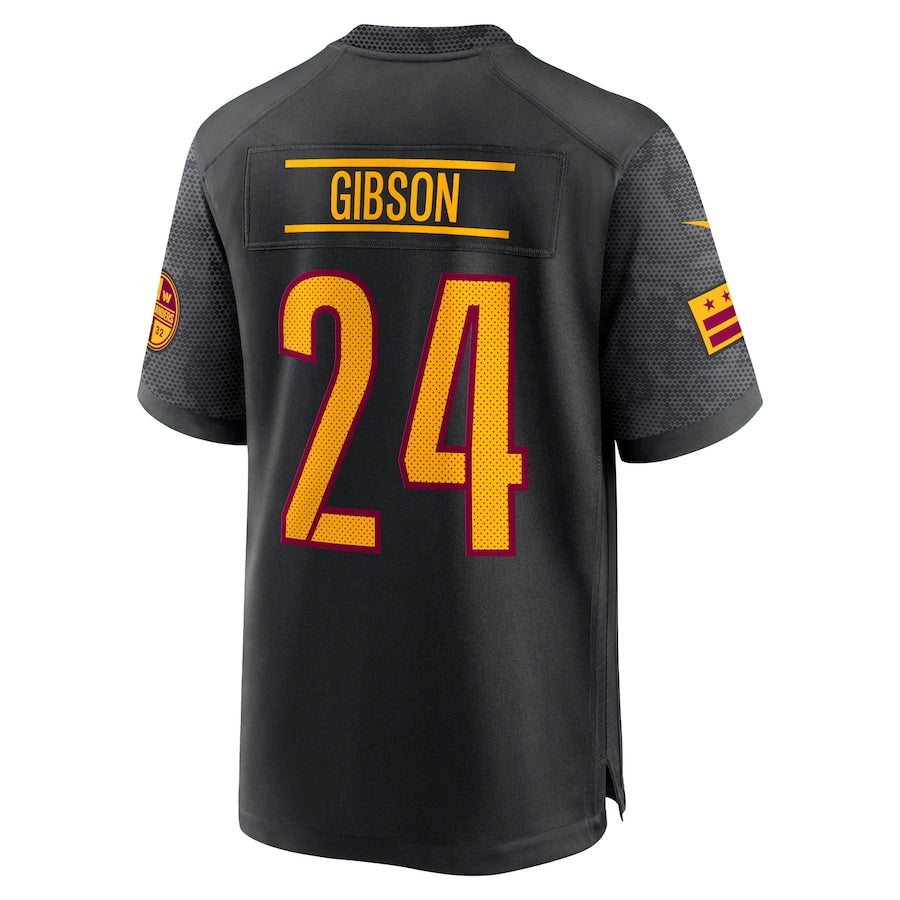Custom #24 Black WAS Football Shirt Top
