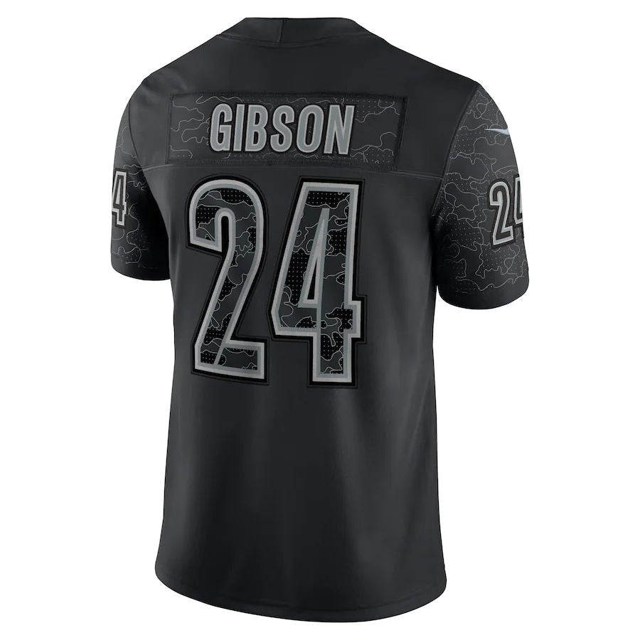 Custom #24 Black WAS Football Shirt Top