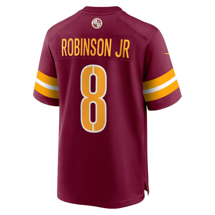 Custom #8 Burgundy WAS Football Shirt Top