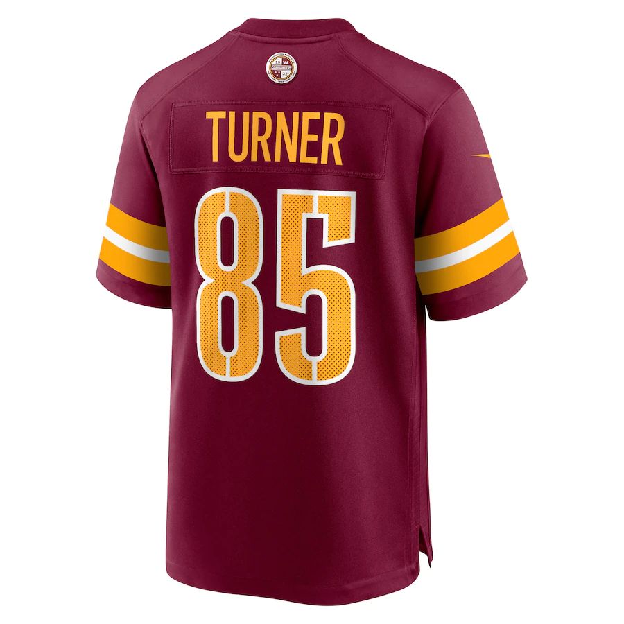 Custom #85 Burgundy WAS Football Shirt Top