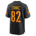 Custom #82 Black WAS Football Shirt Top