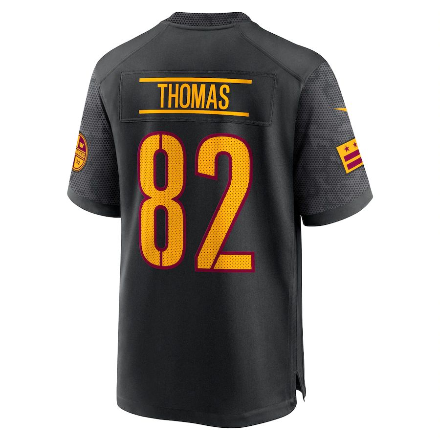 Custom #82 Black WAS Football Shirt Top