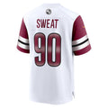 Custom #90 White WAS Football Shirt Top