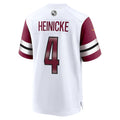 Custom #4 White WAS Football Shirt Top