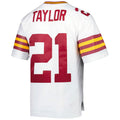 Custom #21 White 2007 WAS Football Shirt Top