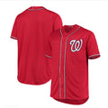 Custom Red WSH Baseball Shirt Top