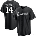 Custom #14 Black ATL Baseball Shirt Top