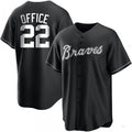 Custom #22 Black ATL Baseball Shirt Top