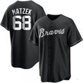 Custom #68 Black ATL Baseball Shirt Top