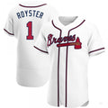 Custom #1 White ATL Baseball Shirt Top
