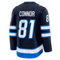 Custom #81 Navy Hockey Shirt Top