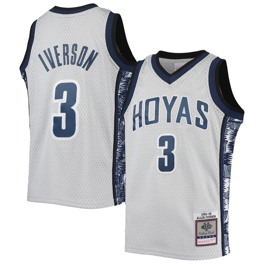 Custom #3 Gray 1995 College Shirt Top