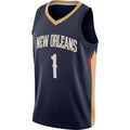 Custom #1 Navy 2020 NOP Basketball Shirt Top