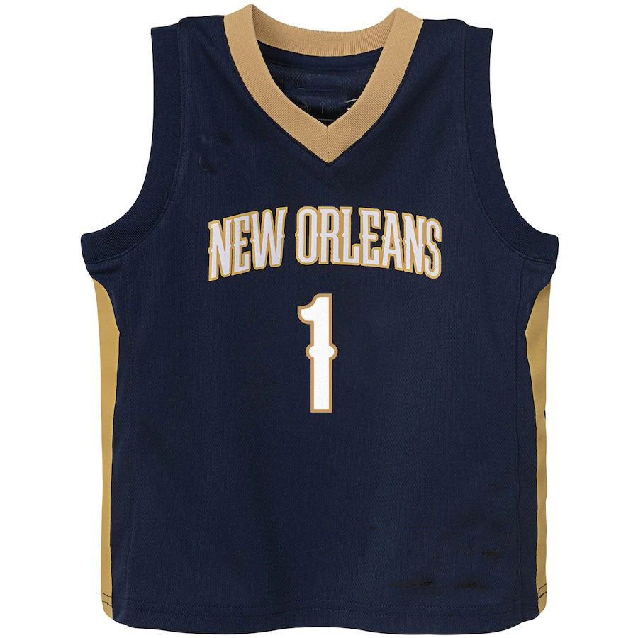 Custom #1 Navy NOP Basketball Shirt Top