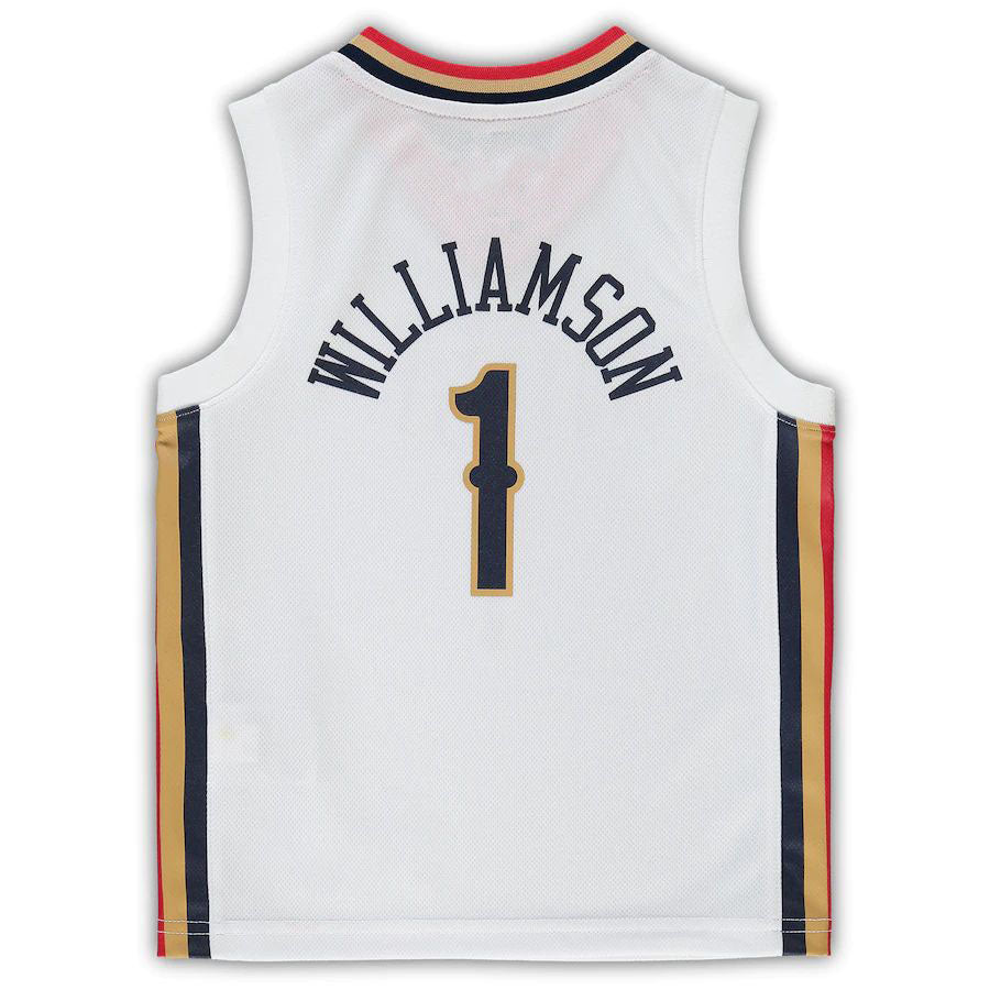 Custom #1 White 2021 NOP Basketball Shirt Top