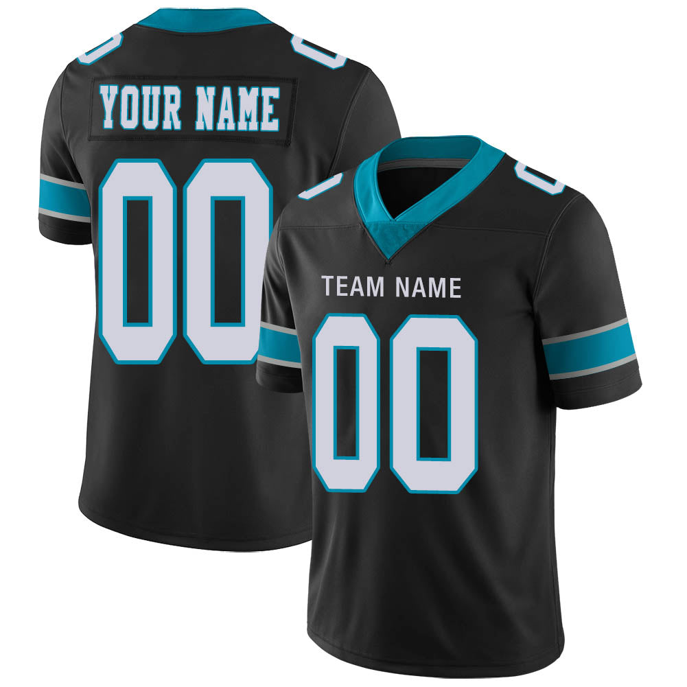 Custom Black Football Shirt Top