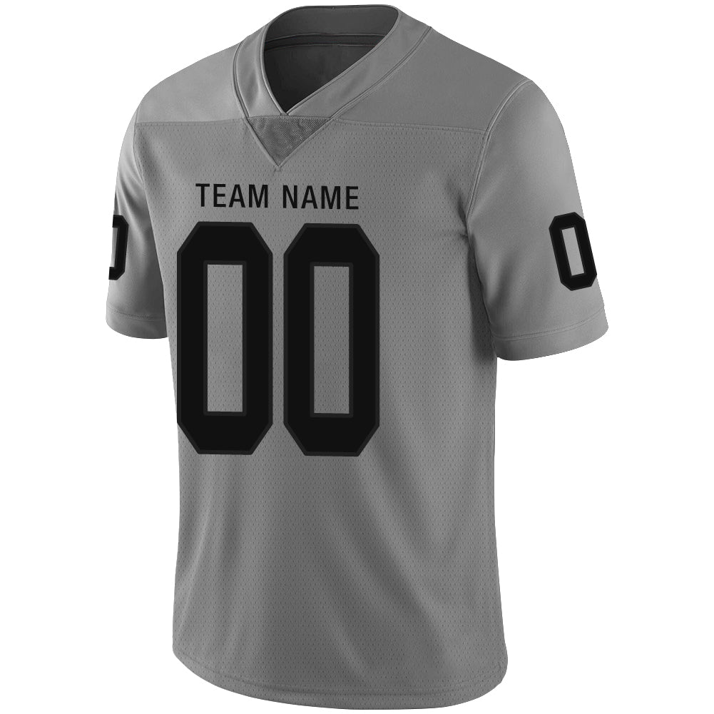Custom Grey LV Football Shirt Top