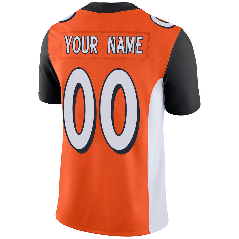 Custom Orange Football Shirt Top