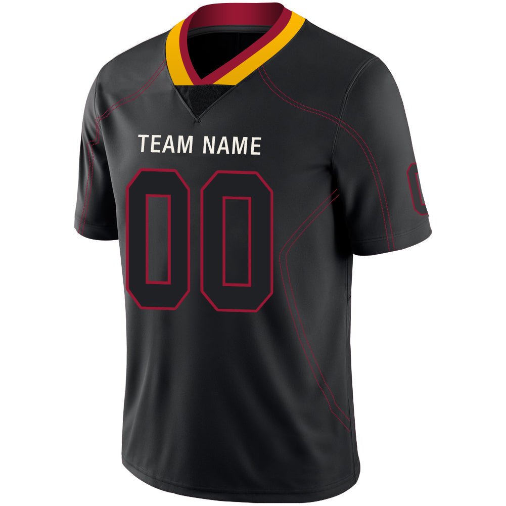 Custom Black Football Shirt Top