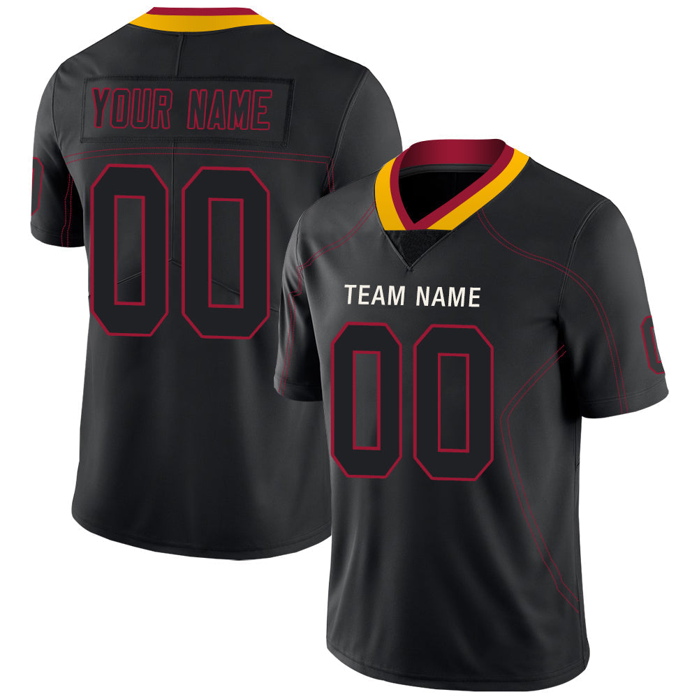 Custom Black Football Shirt Top