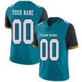 Custom Teal JAX Football Shirt Top