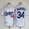 Custom #34 White 1981 LAD Baseball Shirt Top