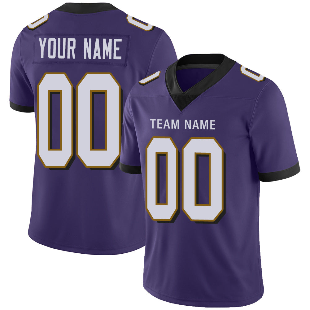 Custom Purple Football Shirt Top