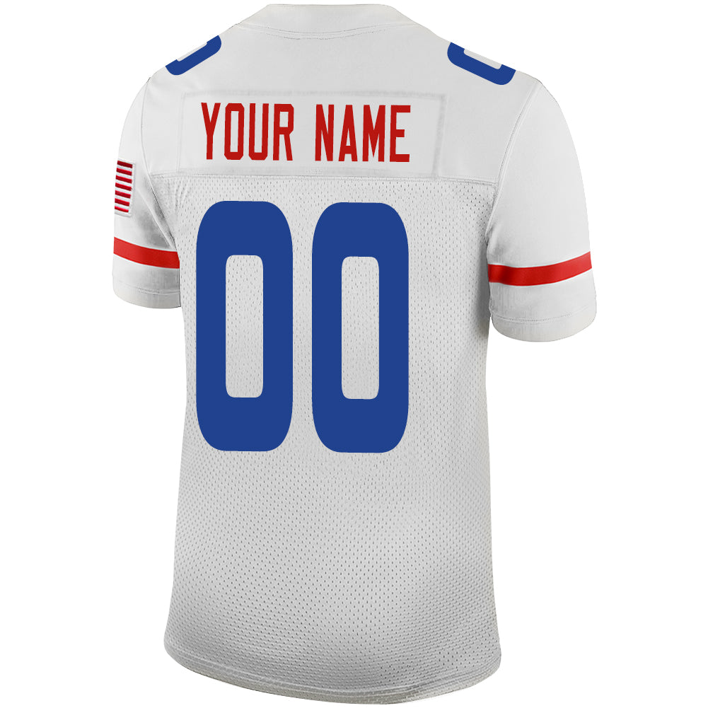 Custom White HOU Football Shirt Top