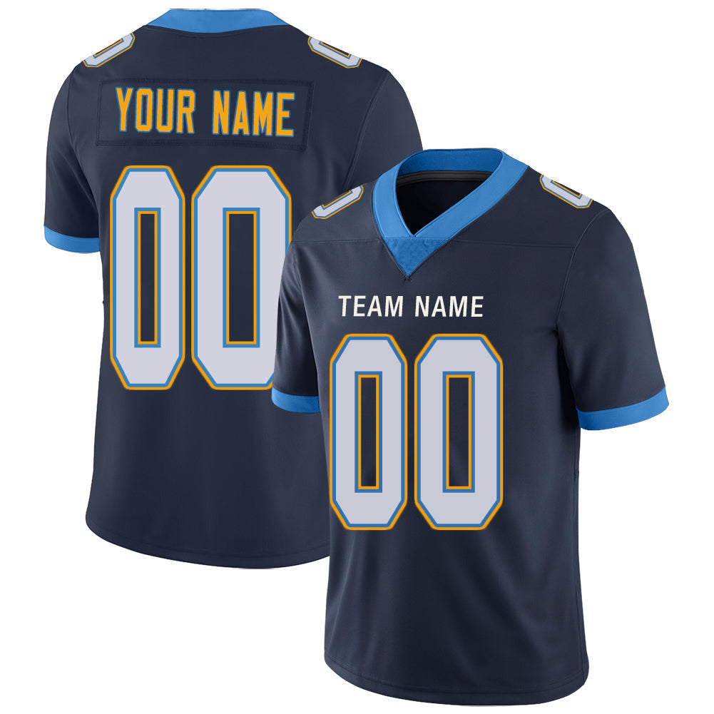 Custom Navy LAC Football Shirt Top