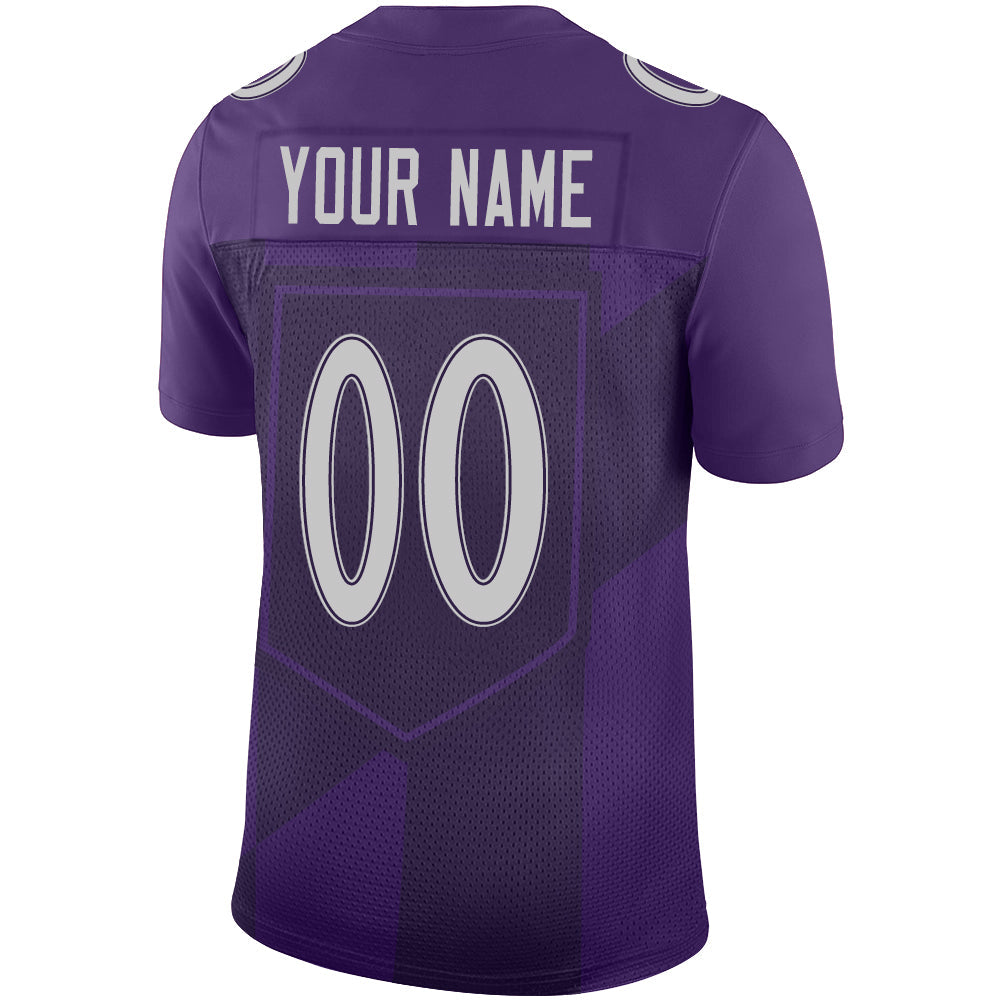 Custom Purple Football Shirt Top